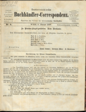 Oesterreichische Buchhändler-Correspondenz