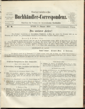 Oesterreichische Buchhändler-Correspondenz