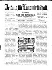 Zeitung für Landwirtschaft