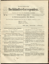 Oesterreichische Buchhändler-Correspondenz