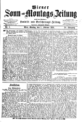 Wiener Sonn- und Montags-Zeitung