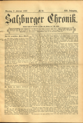 Salzburger Chronik