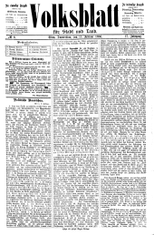 Volksblatt für Stadt und Land