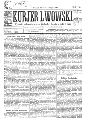 Kuryer Lwowski (Lemberger Courier)