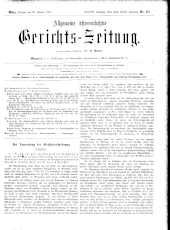 Allgemeine Österreichische Gerichtszeitung