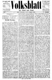 Volksblatt für Stadt und Land