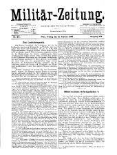 Militär-Zeitung