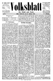 Volksblatt für Stadt und Land