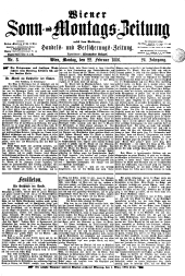 Wiener Sonn- und Montags-Zeitung