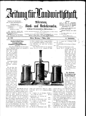 Zeitung für Landwirtschaft