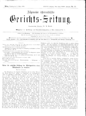 Allgemeine Österreichische Gerichtszeitung