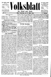 Volksblatt für Stadt und Land