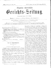 Allgemeine Österreichische Gerichtszeitung