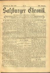 Salzburger Chronik