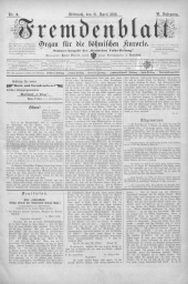 Fremdenblatt - Organ für die böhmischen Kurorte