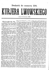 Kuryer Lwowski (Lemberger Courier)