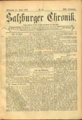 Salzburger Chronik