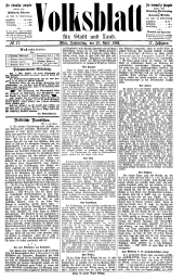 Volksblatt für Stadt und Land