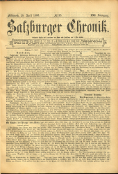 Salzburger Chronik