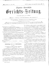 Allgemeine Österreichische Gerichtszeitung