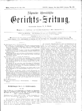 Allgemeine Österreichische Gerichtszeitung