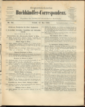 Oesterreichische Buchhändler-Correspondenz