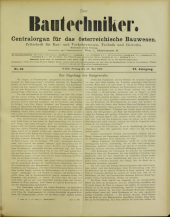 Der Bautechniker