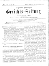 Allgemeine Österreichische Gerichtszeitung