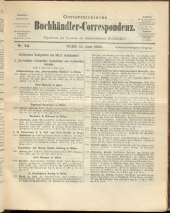 Oesterreichische Buchhändler-Correspondenz