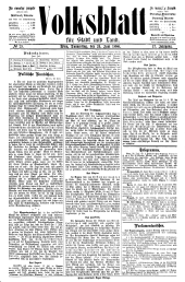 Volksblatt für Stadt und Land