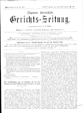 Allgemeine Österreichische Gerichtszeitung