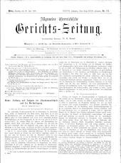 Allgemeine Österreichische Gerichtszeitung