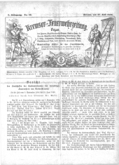 Kremser Feuerwehr-Zeitung