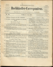 Oesterreichische Buchhändler-Correspondenz