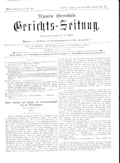 Allgemeine Österreichische Gerichtszeitung