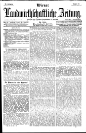 Wiener Landwirtschaftliche Zeitung