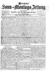 Wiener Sonn- und Montags-Zeitung