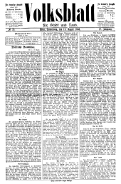 Volksblatt für Stadt und Land