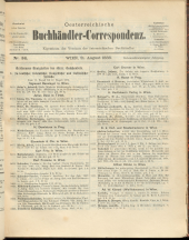 Oesterreichische Buchhändler-Correspondenz