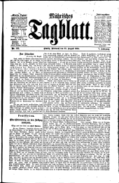 Mährisches Tagblatt