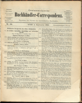 Oesterreichische Buchhändler-Correspondenz