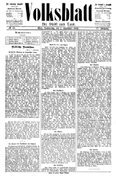 Volksblatt für Stadt und Land