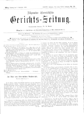 Allgemeine Österreichische Gerichtszeitung