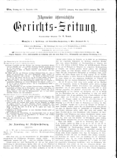 Allgemeine Österreichische Gerichtszeitung