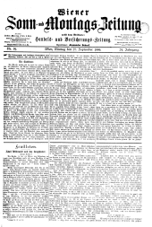 Wiener Sonn- und Montags-Zeitung