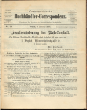 Oesterreichische Buchhändler-Correspondenz