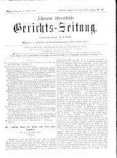 Allgemeine Österreichische Gerichtszeitung