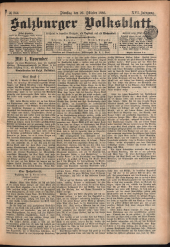 Salzburger Volksblatt: unabh. Tageszeitung f. Stadt u. Land Salzburg
