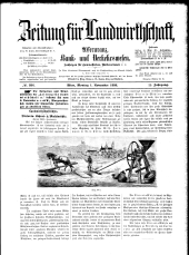 Zeitung für Landwirtschaft