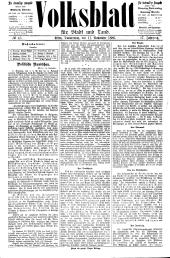 Volksblatt für Stadt und Land